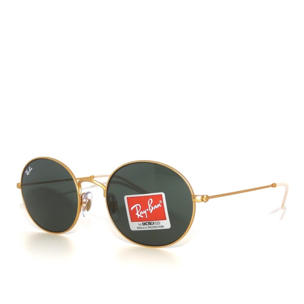 Ray Ban Sunglasses 3594 9013/71 Gold Green Rayban